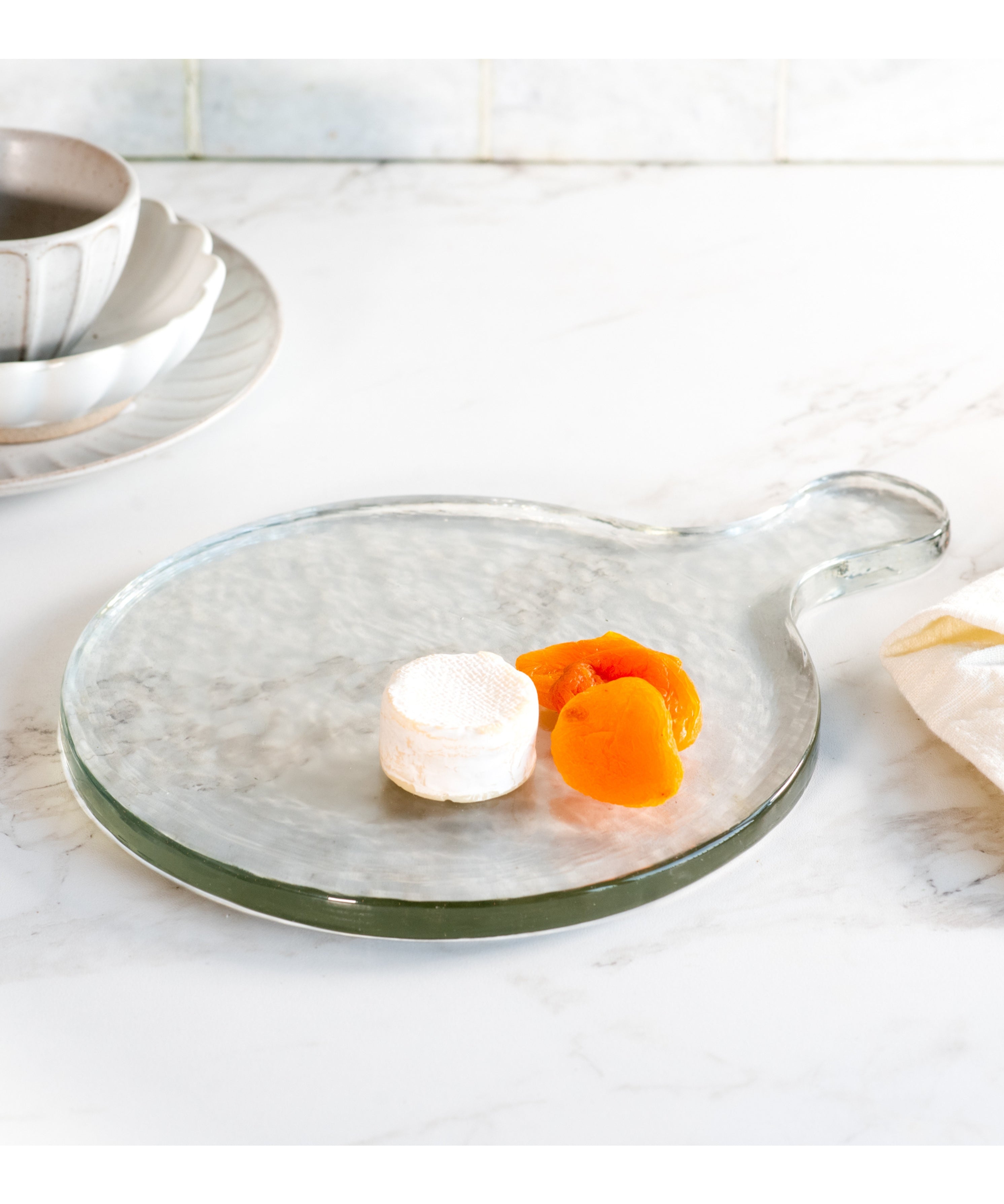 Clear Glass Cheese Chiller