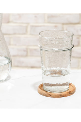 Clear Ring Drinking Glass
