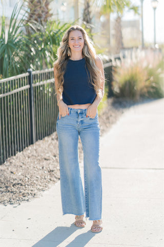 Sleeveless Sweater Top