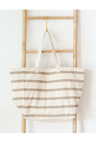 Striped Beach Bag