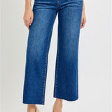 High-Rise Wide Leg Denim Jeans