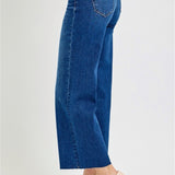 High-Rise Wide Leg Denim Jeans