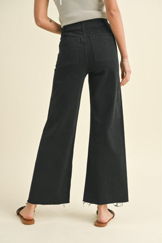 Straight Leg Denim Pants