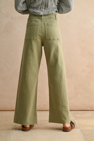 Straight Leg Denim Pants