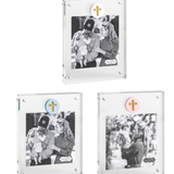 Cross Medallion Acrylic Frame