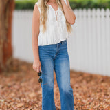 Bow Tie Sleeveless Top