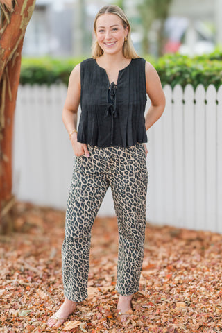 Bow Tie Sleeveless Top