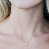 My Sister's Cottage | Waterproof | Circle Pave Necklace (detail view 3)