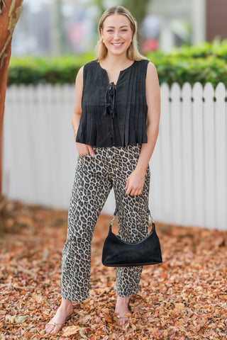 Bow Tie Sleeveless Top