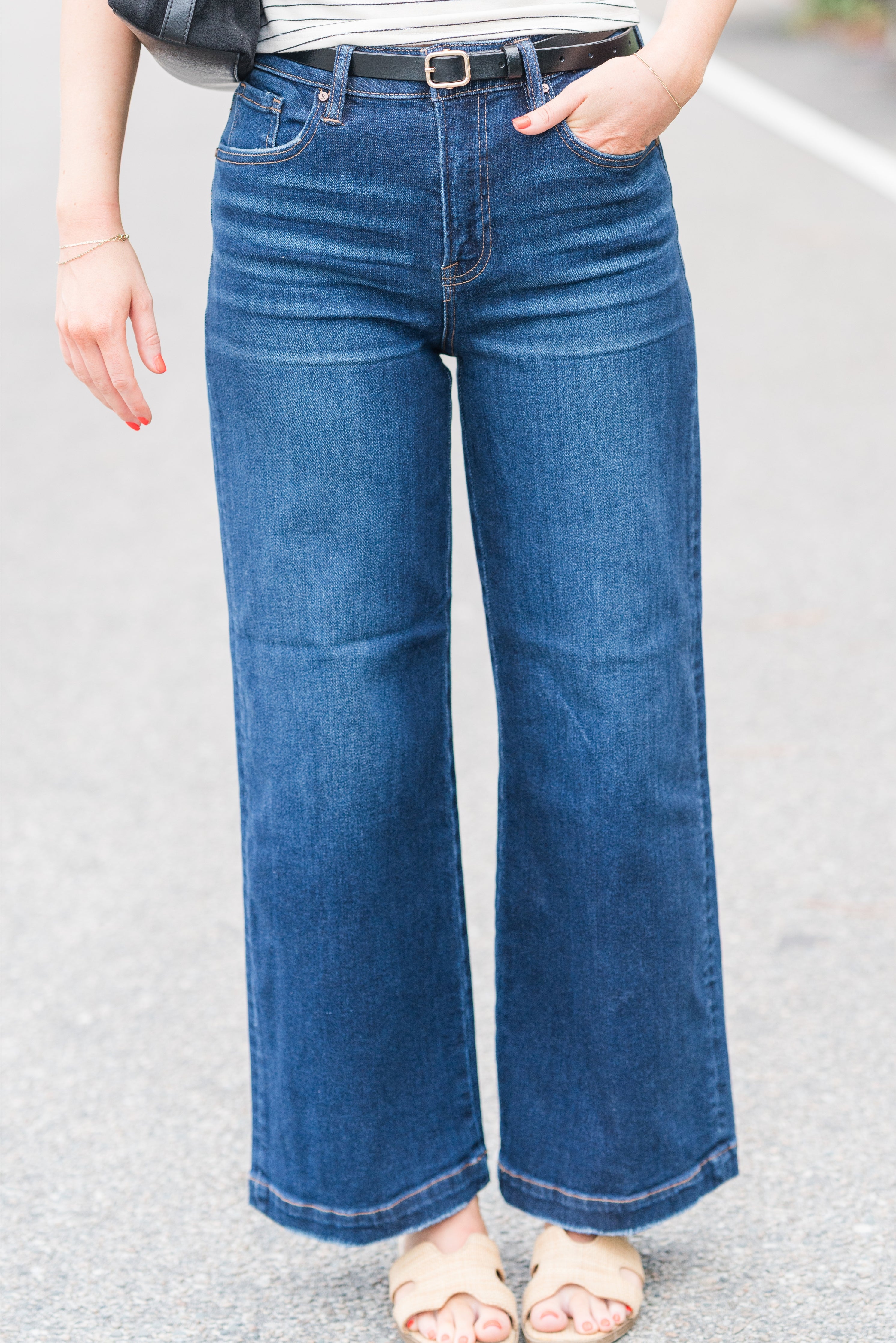 High Rise Crop Jeans