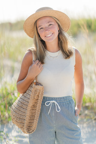 Crew Neck Sweater Vest