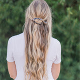 Oval Flat Claw Hair Clip