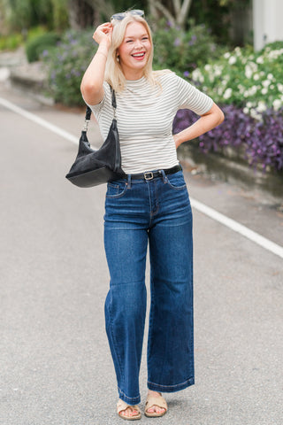 High Rise Crop Jeans