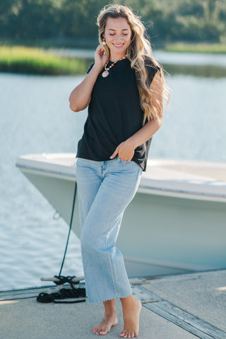Sleeveless Rib Top