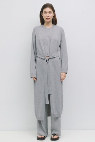 Long Duster Cardigan with Belted Waist