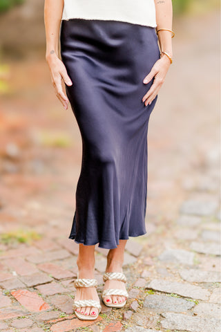 Silky Slip Maxi Skirt
