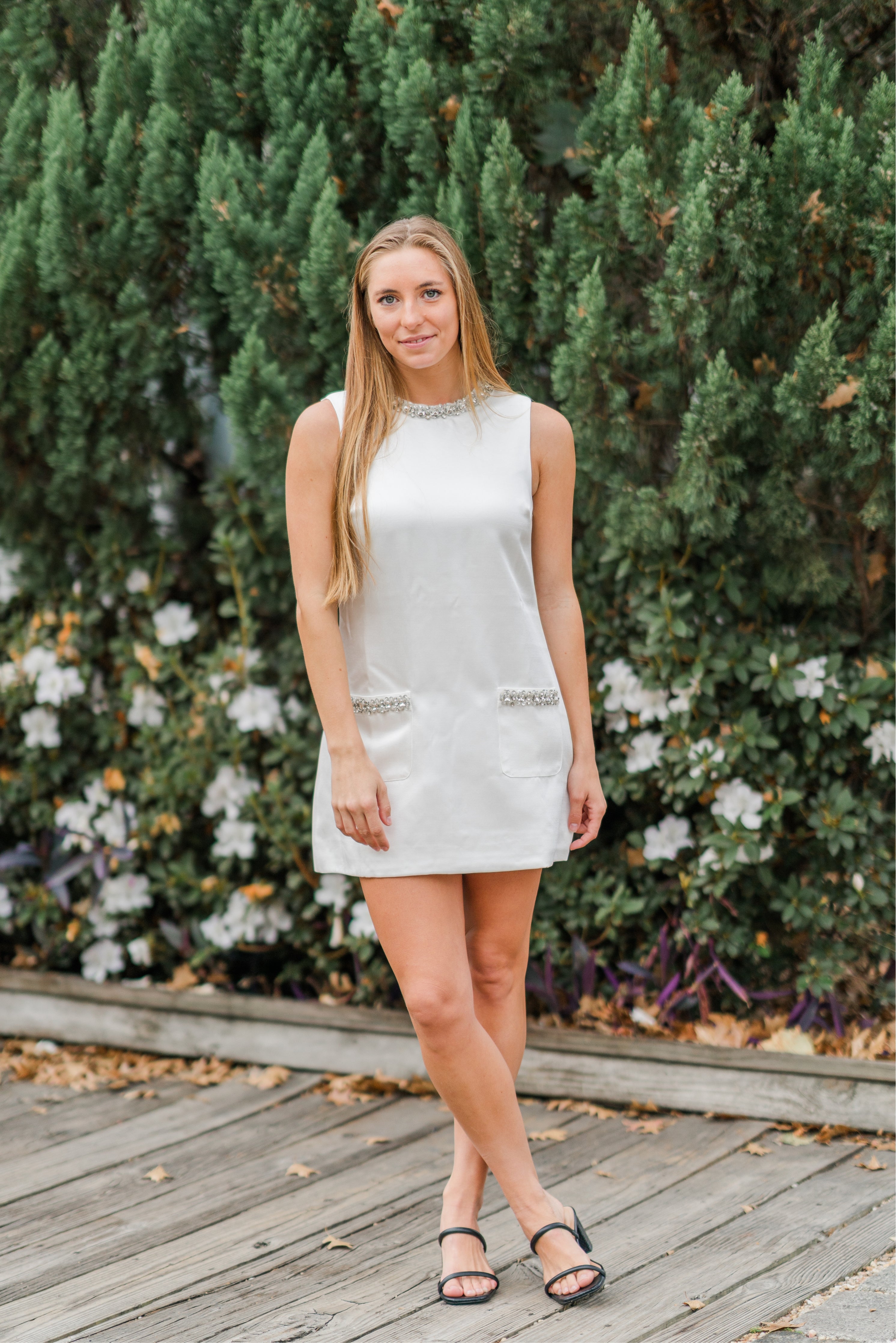 designer shift cocktail dresses Kelly Green Cotton Mini Dress - Shift Dresses