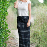 Polka Dot Slip Skirt
