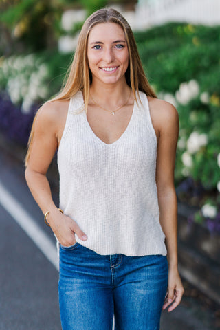 V-Neck Sweater Tank