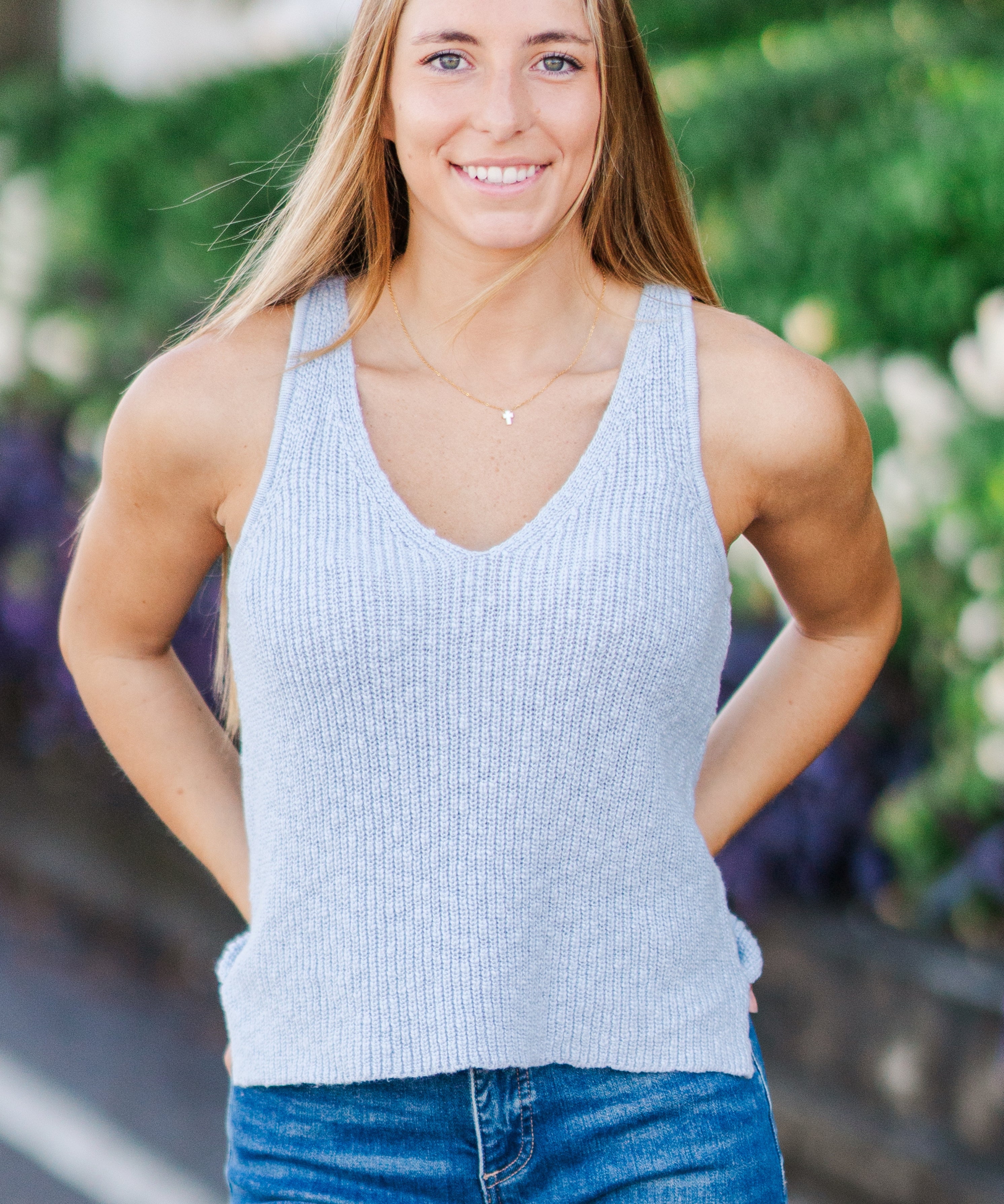 V-Neck Sweater Tank