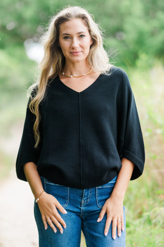 Half-Sleeve Sweater