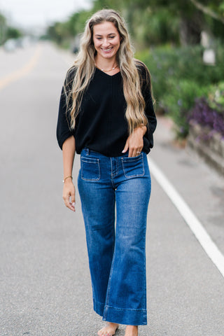 Half-Sleeve Sweater