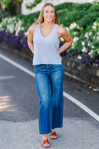 V-Neck Sweater Tank
