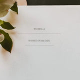 Wedding Guestbook (detail view 2)