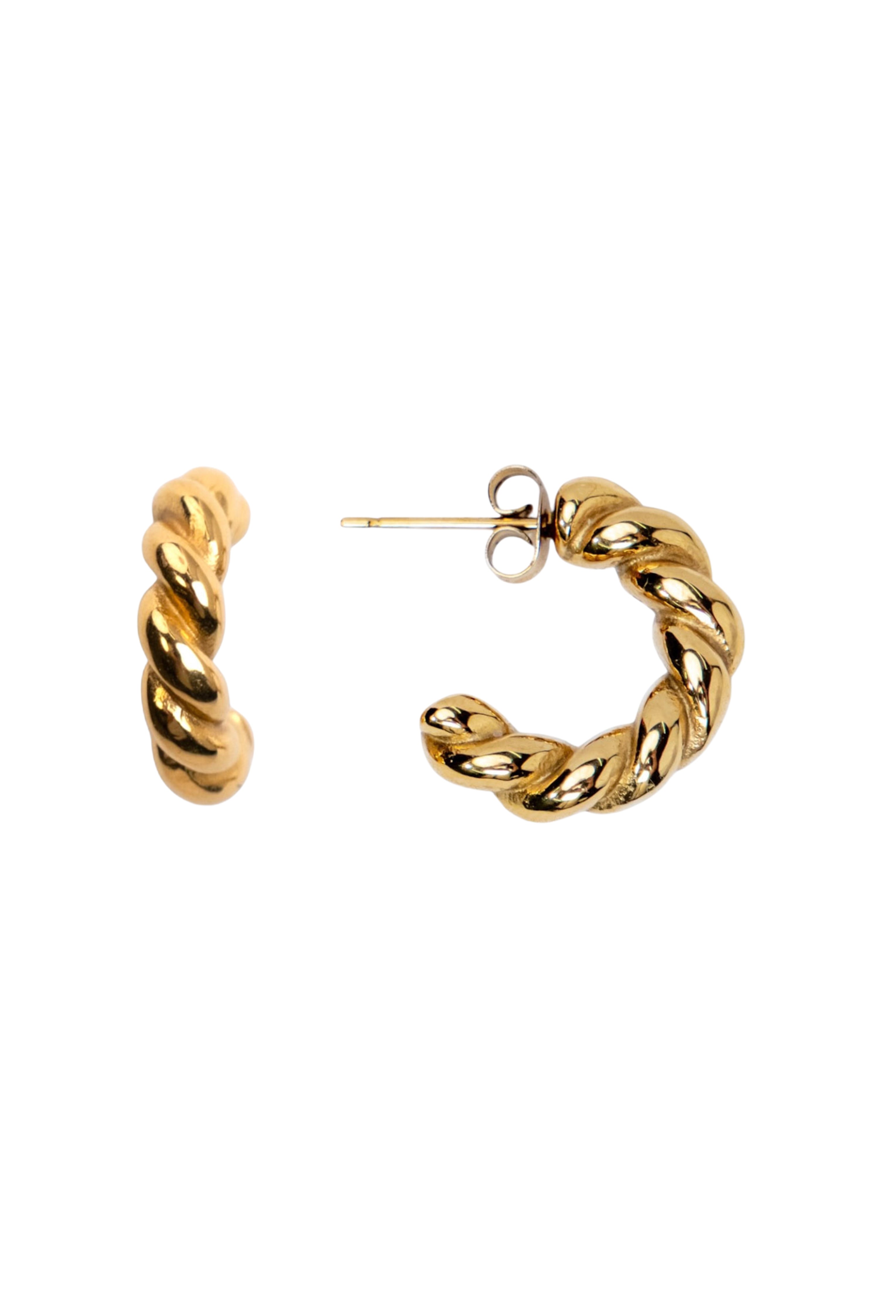 My Sister's Cottage | Waterproof | Twisted Hoop Earrings