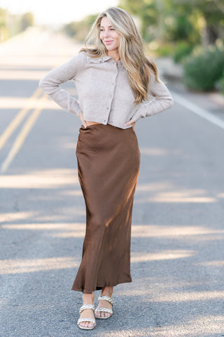 Ruffle Collar Cardigan
