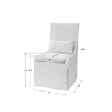 Coley Armless Chair (detail view 3)