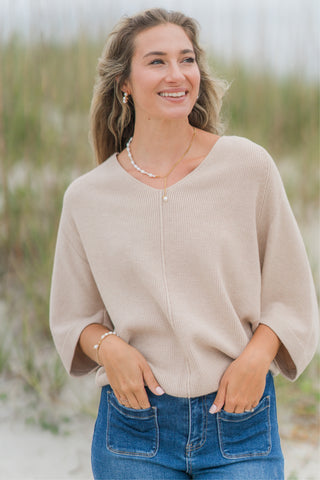 Half-Sleeve Sweater