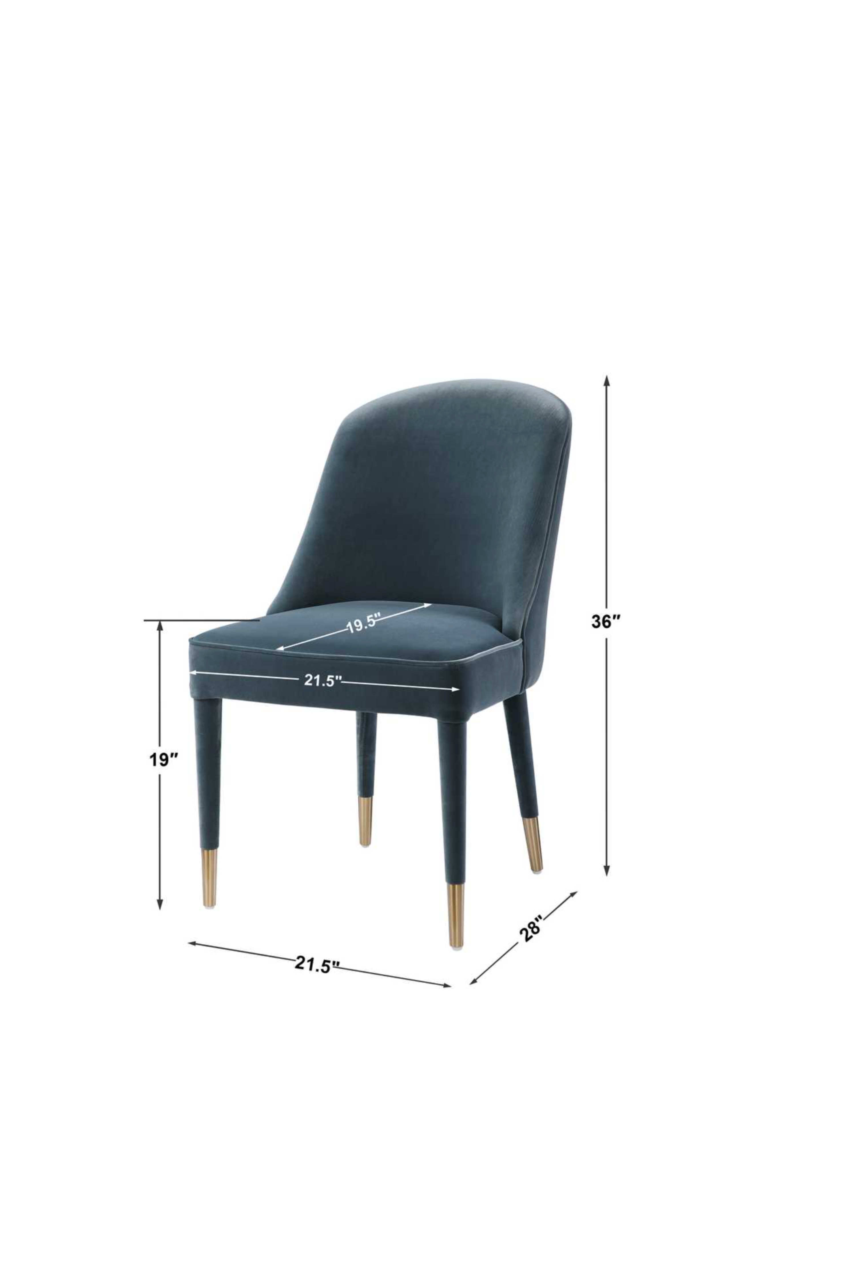 Brie Armless Chair (detail view 3)