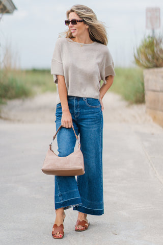 Subtle Shine Knit Top