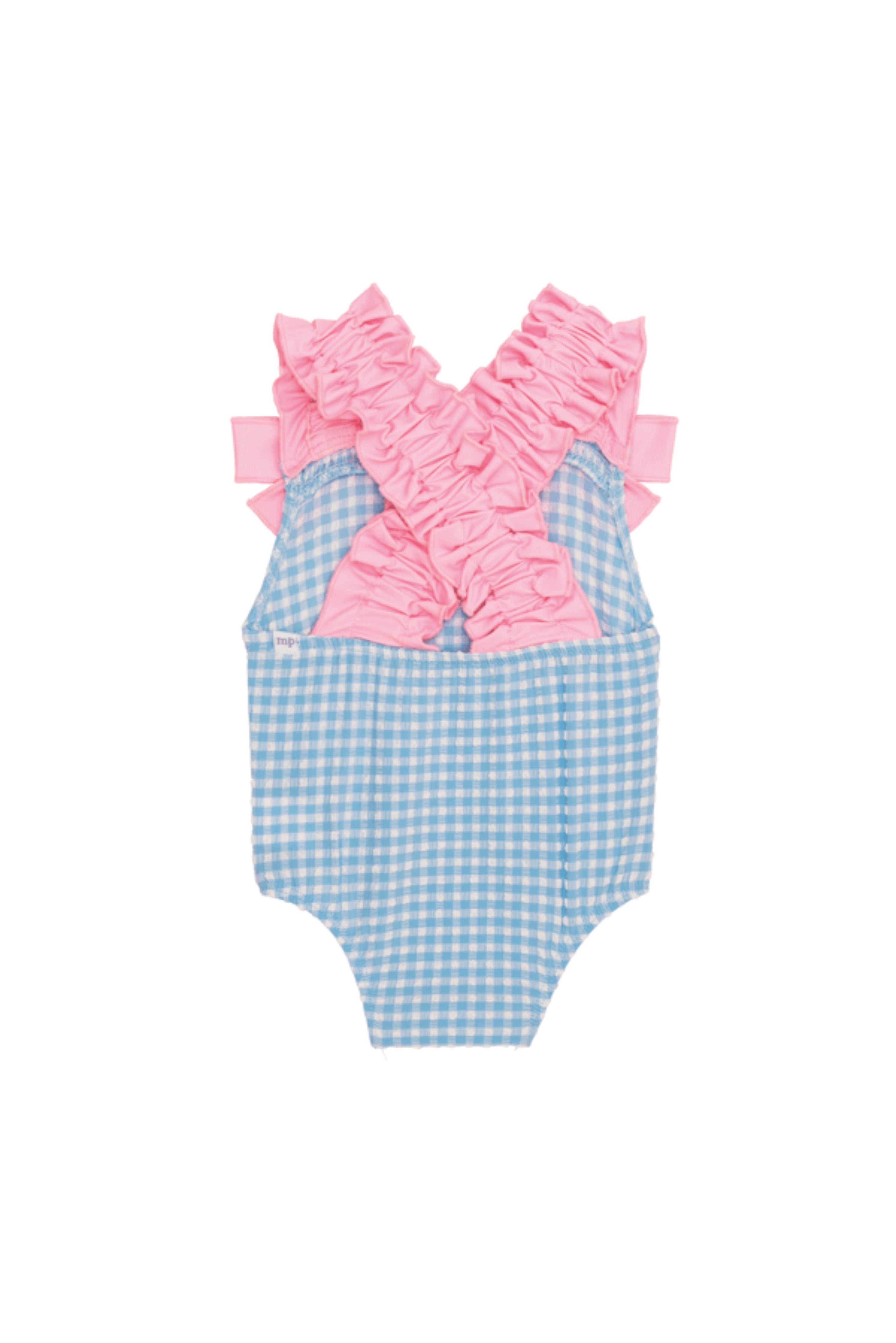 Crinkle Check Swimsuit