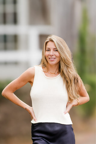 Sleeveless Sweater Top