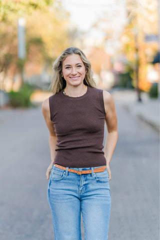 Crew Neck Sweater Vest