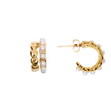 My Sister's Cottage | Waterproof | Pearl & Heart Earrings