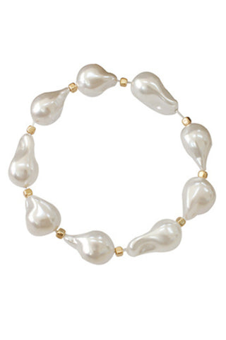 Baroque Pearl Stretch Bracelet