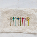 Enameled Stainless Steel Salt Spoon