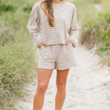 Stripe Lounge Short