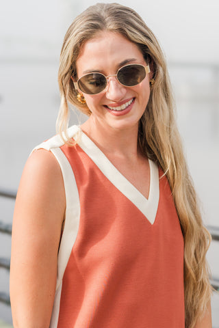 Oval Lens Sunglasses
