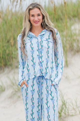Hello Garland Pajama Top