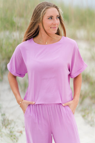 Short Sleeve Relaxed Fit Top