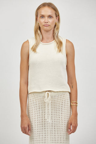 Sleeveless Sweater Top