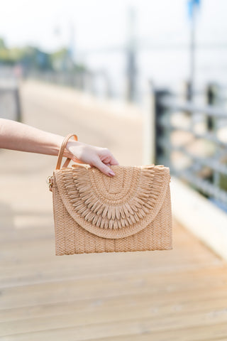 Paper Weave Clutch Bag