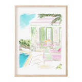 Cabana Life- Art Print by Rebecca Illustrated