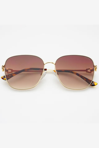 Lea Womens Round Sunglasses