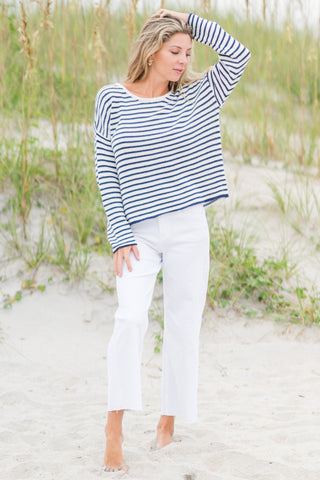 Striped Detail Sweater