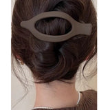 Oval Flat Claw Hair Clip